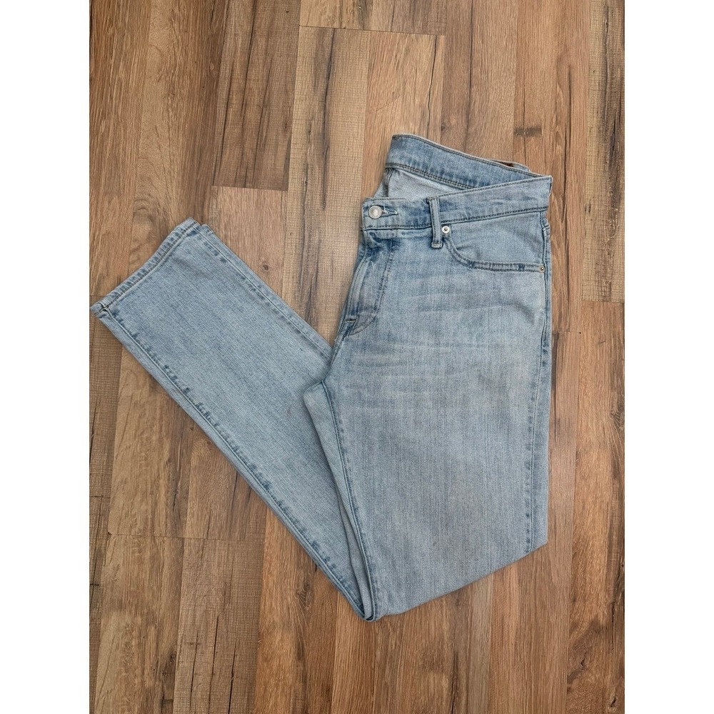 Abercrombie & Fitch Langdon Slim Stretch Light Wash‎ Jeans 32x32 Mens 1E5477
